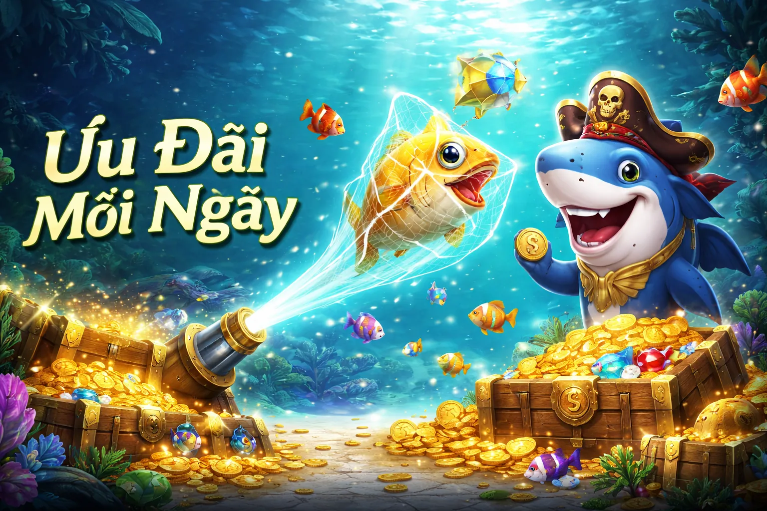 Banner khuyến mãi bắn cá f1680 link hôm nay hấp dẫn